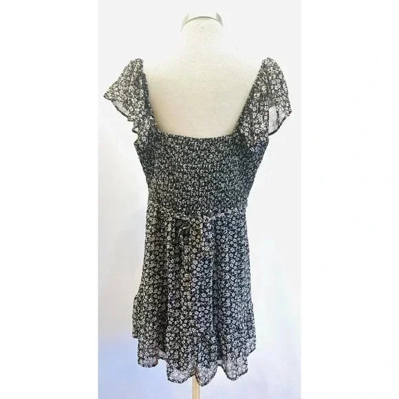 NWT LILY ROSE Juniors Sleeveless Pullover V-Neck Lined Floral Skater Dress Sz XL - Picture 6 of 12